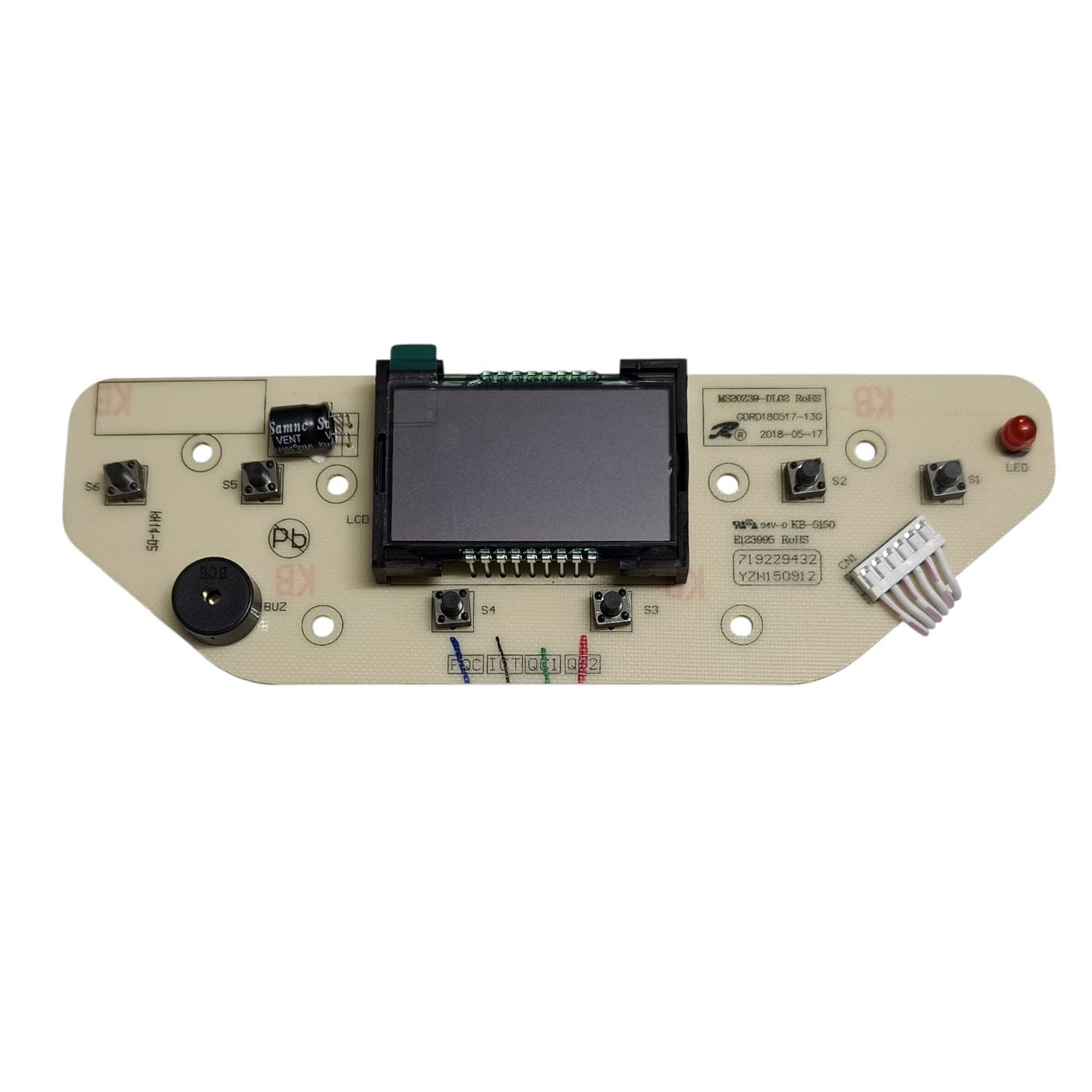 Плата керування та індикації SS-986666 для хлібопічки Tefal PF240E38 original1 Плата керування та індикації SS-986666 для хлібопічки Tefal PF240E38 original1