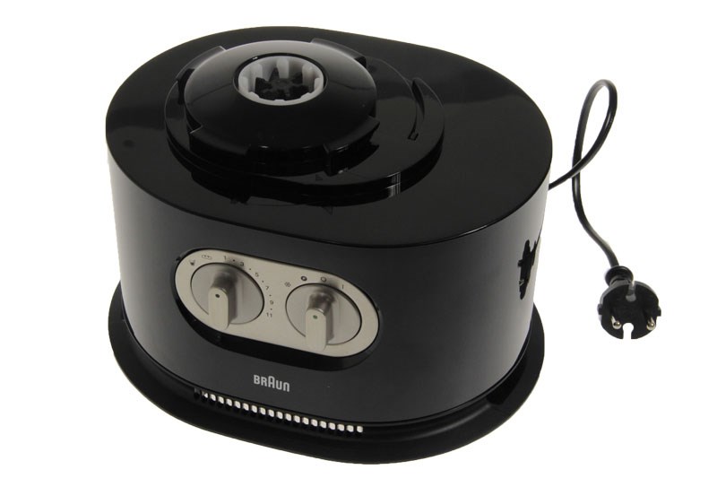Моторный блок в сборе кухонного комбайна Braun FP5160 черный 7322010664