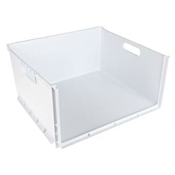 Ящик морозильной камеры белый (средний) для холодильника Indesit 434x392mm C00114728