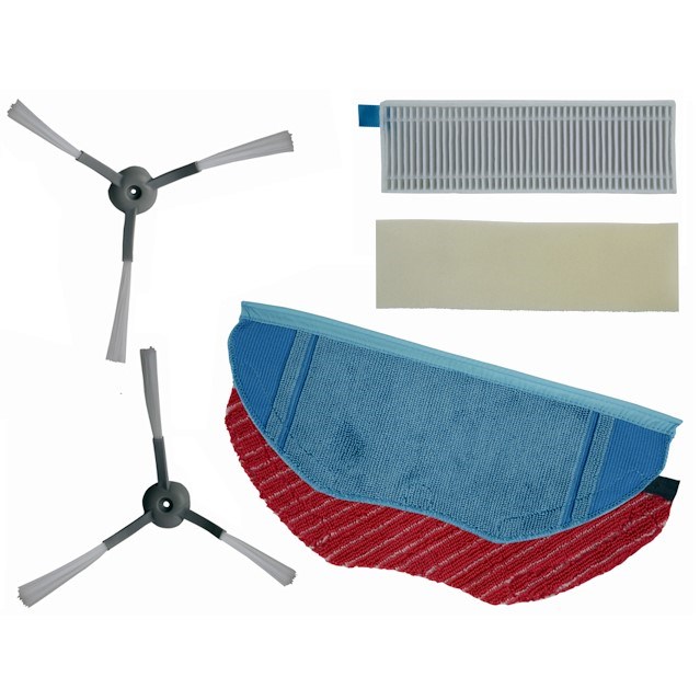 Комплект ZR792000 щіток бічних, ганчірок і фільтрів для робота пилососа Rowenta X-plorer Serie 95 original1