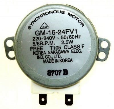 Мотор привода тарелки (220v) для микроволновой печи Ariston C00060046