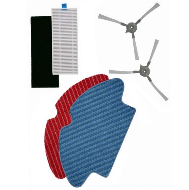 Комплект ZR762000 щіток бічних, ганчірок і фільтрів для робота пилососа Rowenta X-plorer Serie 75 original1