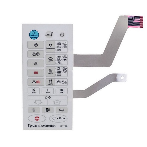 Панель управления сенсорная для СВЧ печи Samsung CE1110R DE34-00185B original1
