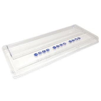 Панель передня ящики морозильної камери холодильника Whirlpool (435х185мм) 481241848733