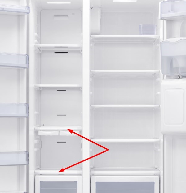 Полиця в морозильне відділення холодильника Samsung DA67-03363A (Нижня)