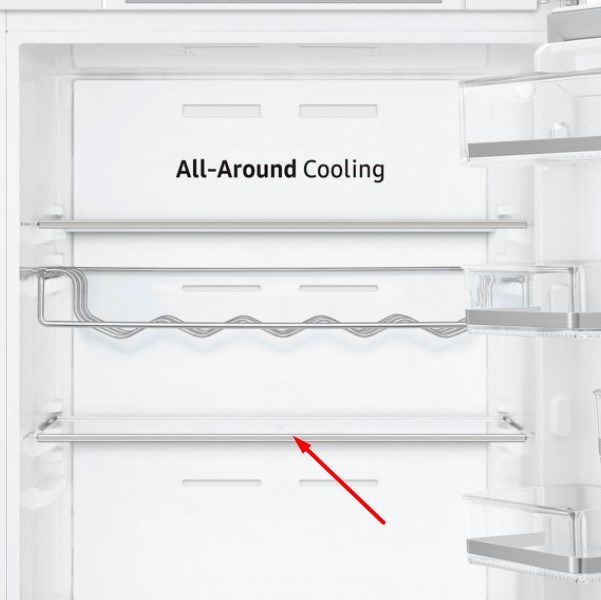 Полиця скляна для холодильника Samsung DA97-17294a