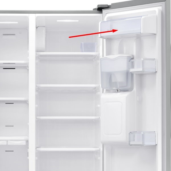 Полиця балкон верхній для холодильного відділення холодильника Samsung DA97-07428B