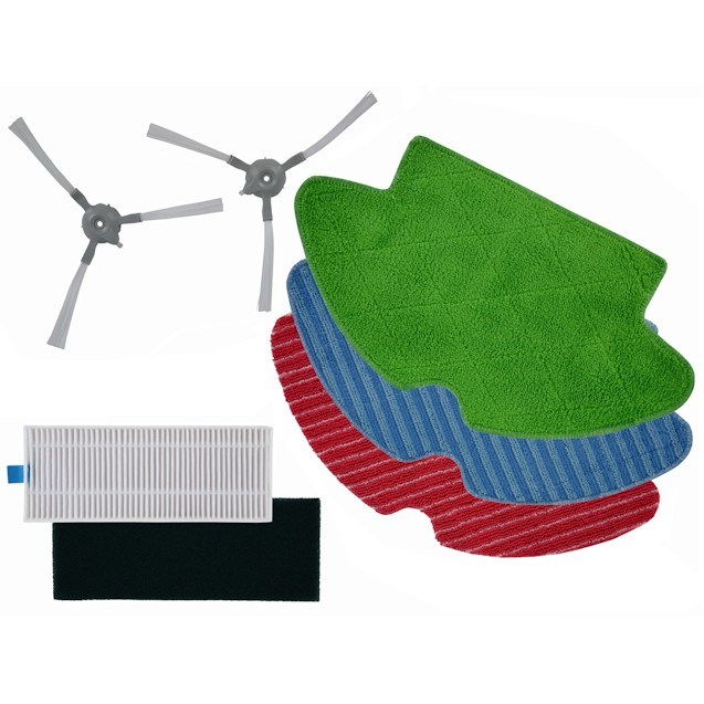 Комплект ZR763000 щіток бічних, ганчірок і фільтрів для робота пилососа Rowenta X-plorer Serie 75 original1