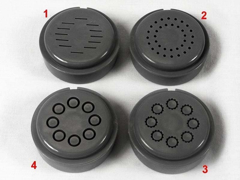 Набір насадок м'ясорубки для кухонного комбайна Kenwood (4 шт) KW716201