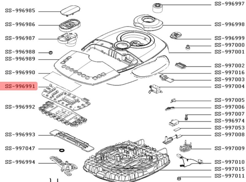 Плата управления для мультиварки Tefal SS-996991