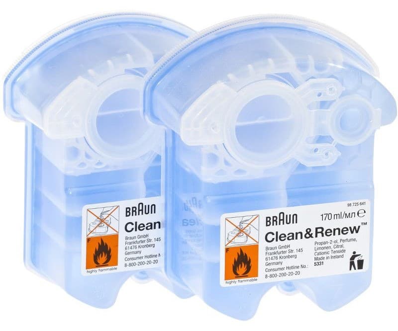 Kартридж для очистки бритв Braun CCR3 81603596 (3шт. в комплекте) original1