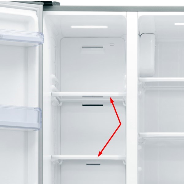 Полиця в морозильне відділення холодильника Samsung DA67-03362A (верхня)