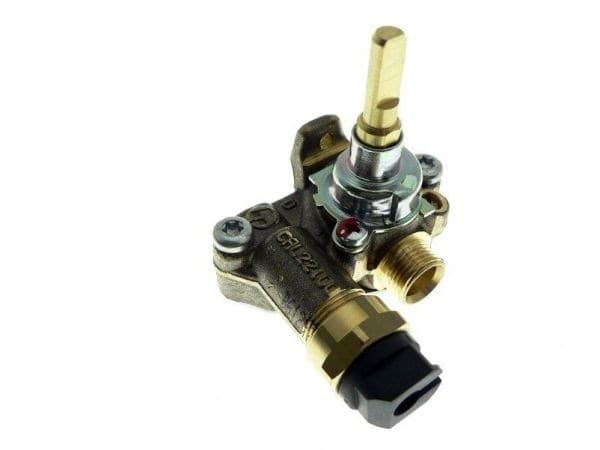 Кран газовый средней горелки для газовой плиты Indesit C00111240