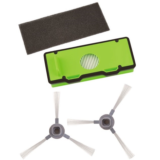 Набір ZR177002 бічних щіток фільтра HEPA та поролонового фільтра для роботів-пилососів Rowenta original1