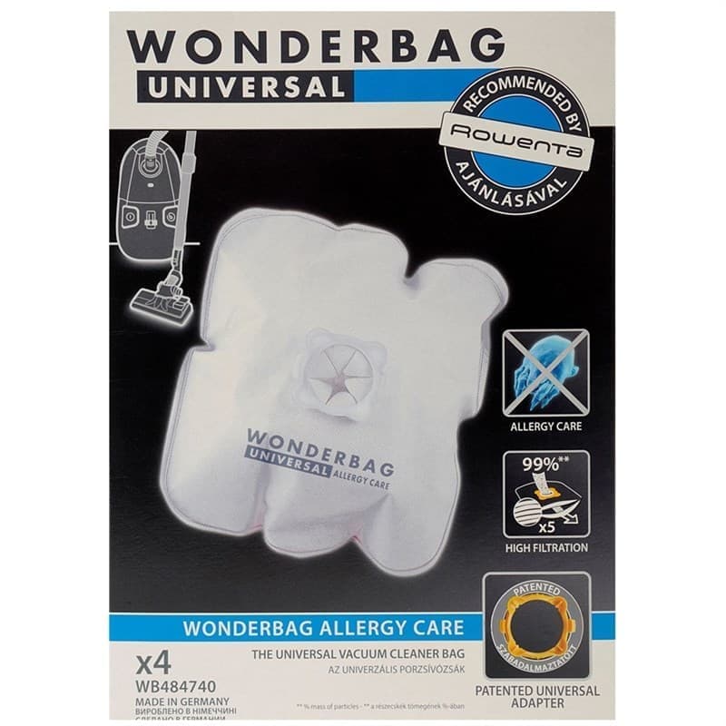 Мешок одноразовый (4шт)для пылесоса Rowenta WB484740 original1
