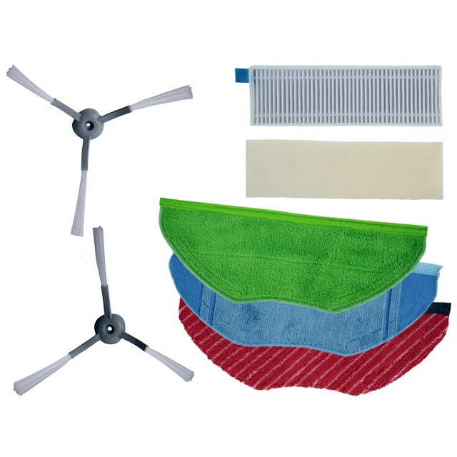 Комплект ZR793000 щіток бічних, ганчірок і фільтрів для робота пилососа Rowenta X-plorer Serie 95 original1