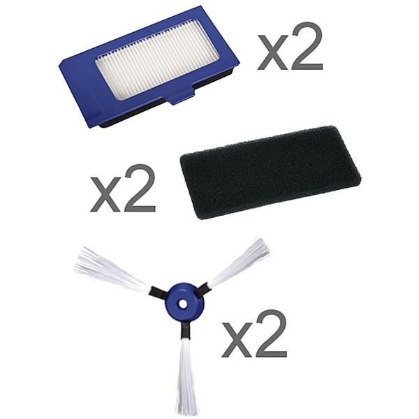 Комплект фільтрів (HEPA та поролоновий) та щітки для робота пилососу Rowenta ZR710101 original1